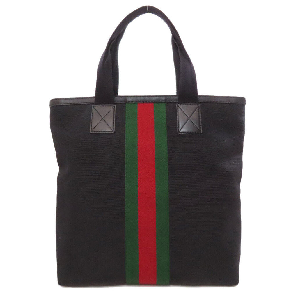 Gucci Sherry Line Shoulder Bag black techno leather - Picture 2 of 11